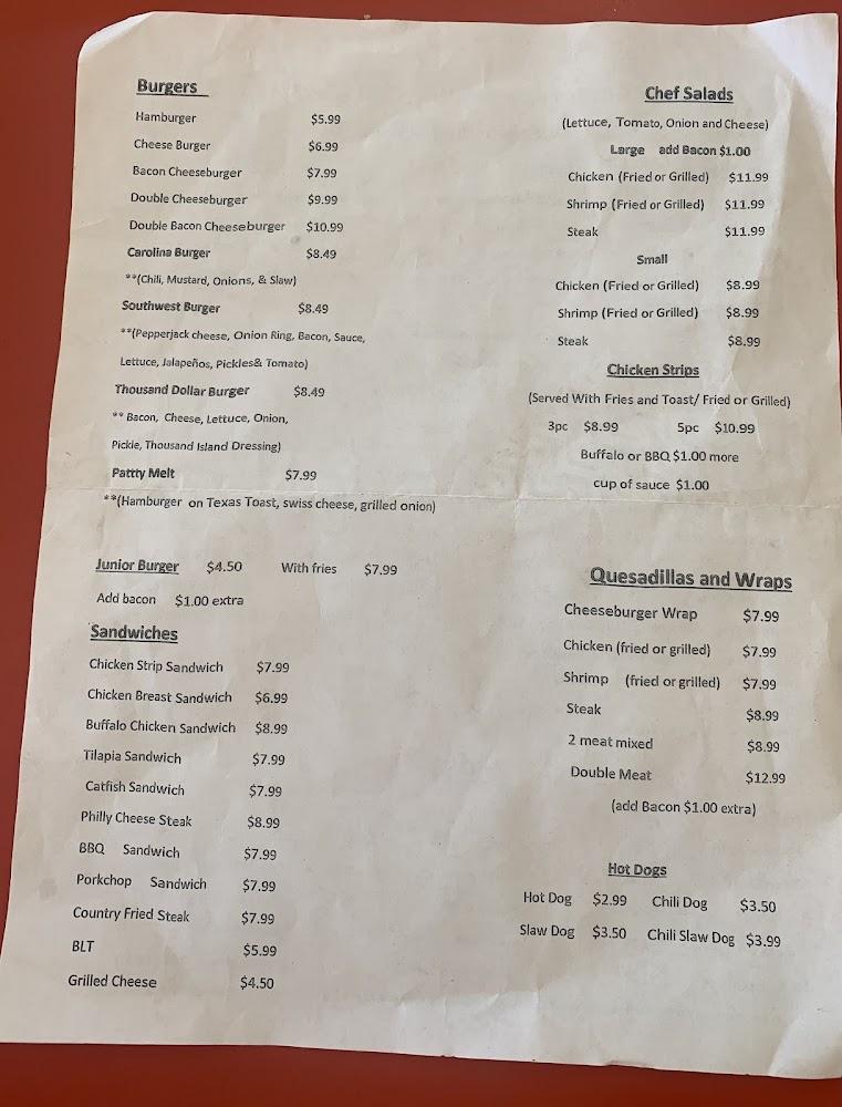 CJ's Fish and Grill Menu image 2